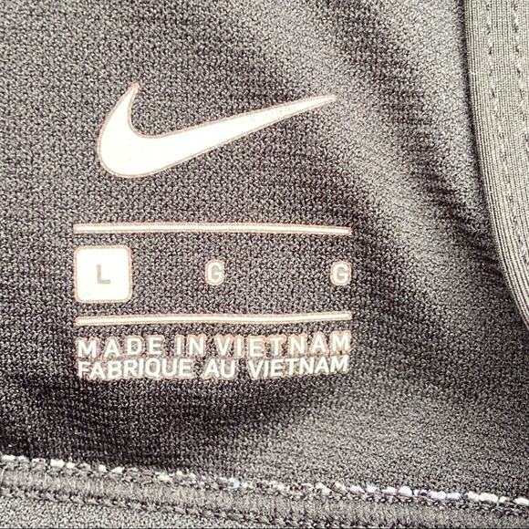 Nike Texture Stripe Double Crossback One Piece Swimsuit Size Large NWOT - Picture 10 of 12